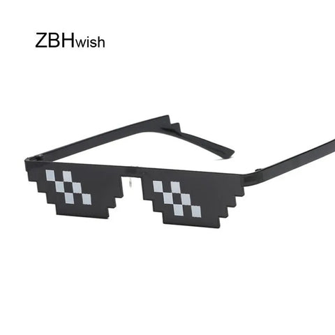 Glasses 8 Bit MLG Pixelated Sunglasses Women