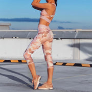 Pink Camo Pocket Push Up Fitness 2 Piece Set