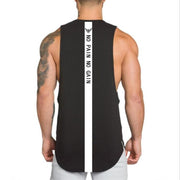 Brand Fitness Clothing Men's Summer Sports Running Vest No Pain No Gain