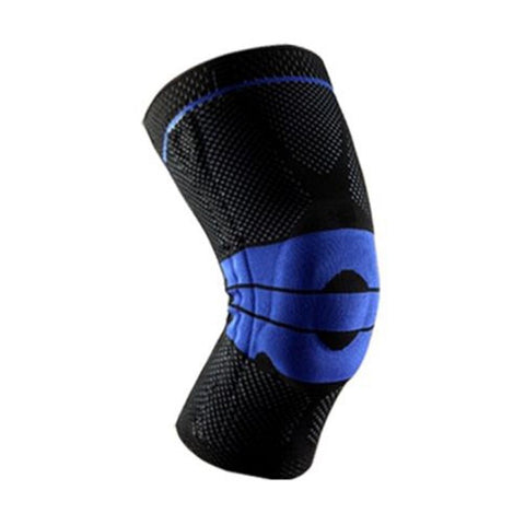 Silicone Spring Knee Brace Sport Support Strong Meniscus Protection Compression Lnee Pads