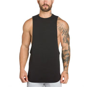 Brand Fitness Clothing Men's Summer Sports Running Vest No Pain No Gain