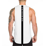 Brand Fitness Clothing Men's Summer Sports Running Vest No Pain No Gain