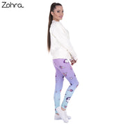 New Fashion Women Leggings Unicorn And Sweets Printing leggins Fitness legging Sexy High waist Woman pants