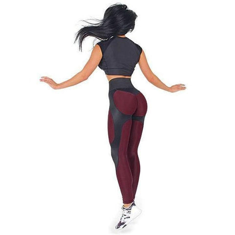 High Waist Contour Push Up Fitness Leggings