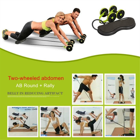 Abdominal roller wheel trainer wheel arm waist leg exercise