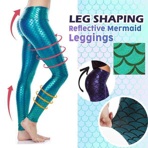 FitShaper? Leg Shaping Reflective Mermaid Leggings