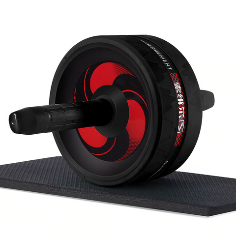 No Noise Ab Wheel Roller with Exercise Mat