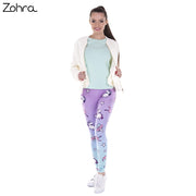 New Fashion Women Leggings Unicorn And Sweets Printing leggins Fitness legging Sexy High waist Woman pants