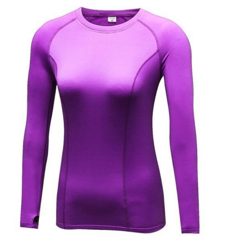 Womens Fitness Compression Full Sleeve Top