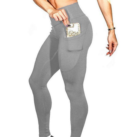 Yoga Running Pants with Side Pocket