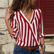 Striped blouse for women