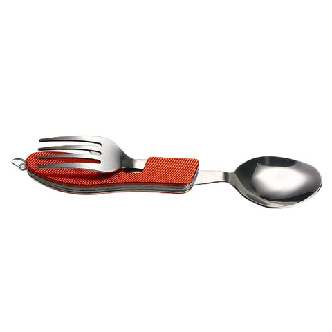 4 in 1 Outdoor Tableware Set Fork/Spoon/Knife/Bottle Opener