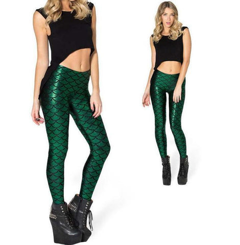 FitShaper? Leg Shaping Reflective Mermaid Leggings