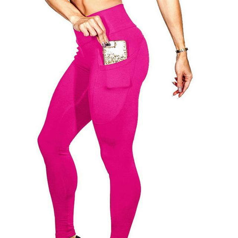 Yoga Running Pants with Side Pocket