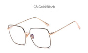 Square transparent glasses Women