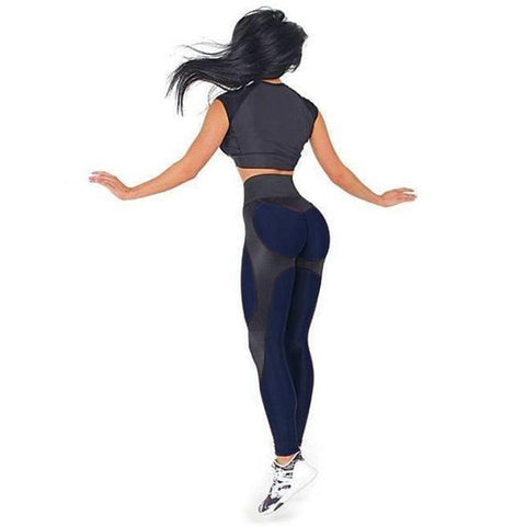 High Waist Contour Push Up Fitness Leggings