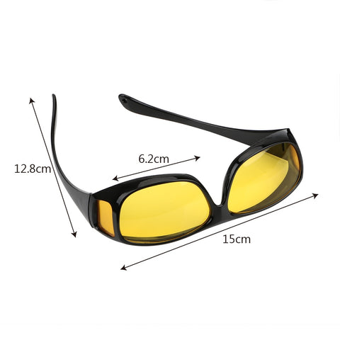 Unisex Night Vision Glasses + UV protection (Yellow)