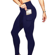 Yoga Running Pants with Side Pocket