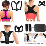 Posture Fixer (Medium) + 2pcs Armpit/Shoulder Pad