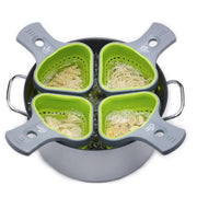 Folding silicone strainer kitchen strainer